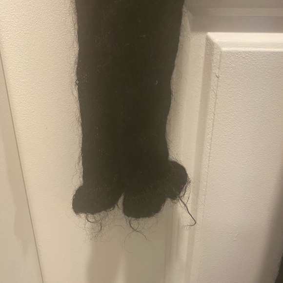 TALULA - black mohair cardigan - Picture 9 of 11